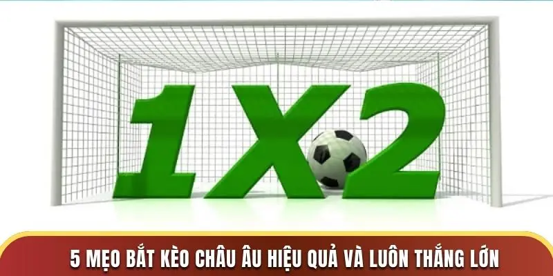 5 mẹo bắt kèo châu Âu hiệu quả và luôn thắng lớn