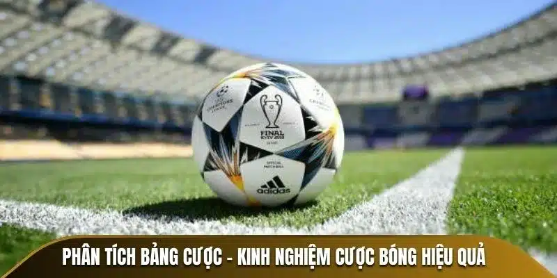 Phân tích bảng cược - Kinh nghiệm cược bóng hiệu quả